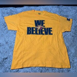 Men’s Golden State Warriors We Believe 2007 NBA Playoff 10th anniversary Size XL